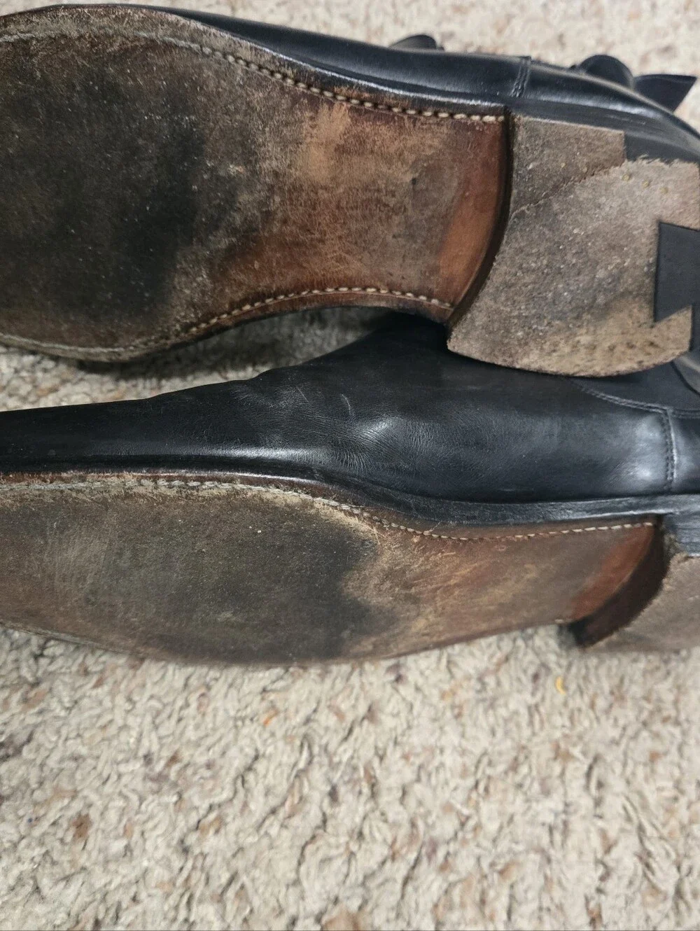 Crockett & Jones Men's Black Leather Chelsea Chukka Boots Size 8.5E